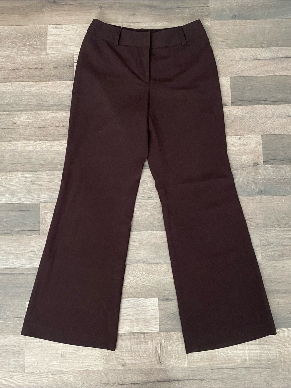 Madison Petite Chocolate Brown Mid Rise Dress Pants Size 4P